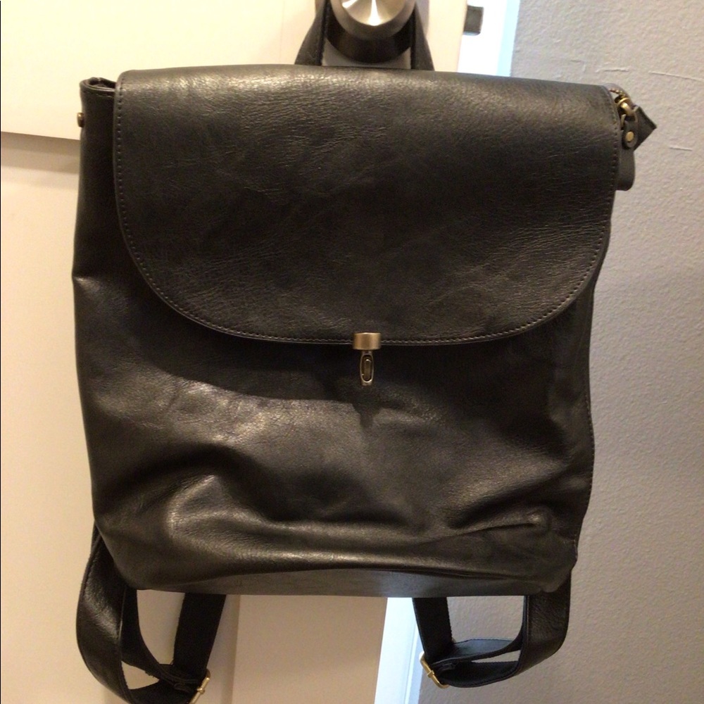 Joy Susan Leather Backpack Purse